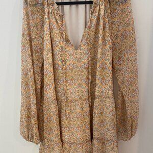 Show Me Your Mumu Paisley Birdie Mini Dress Size Small